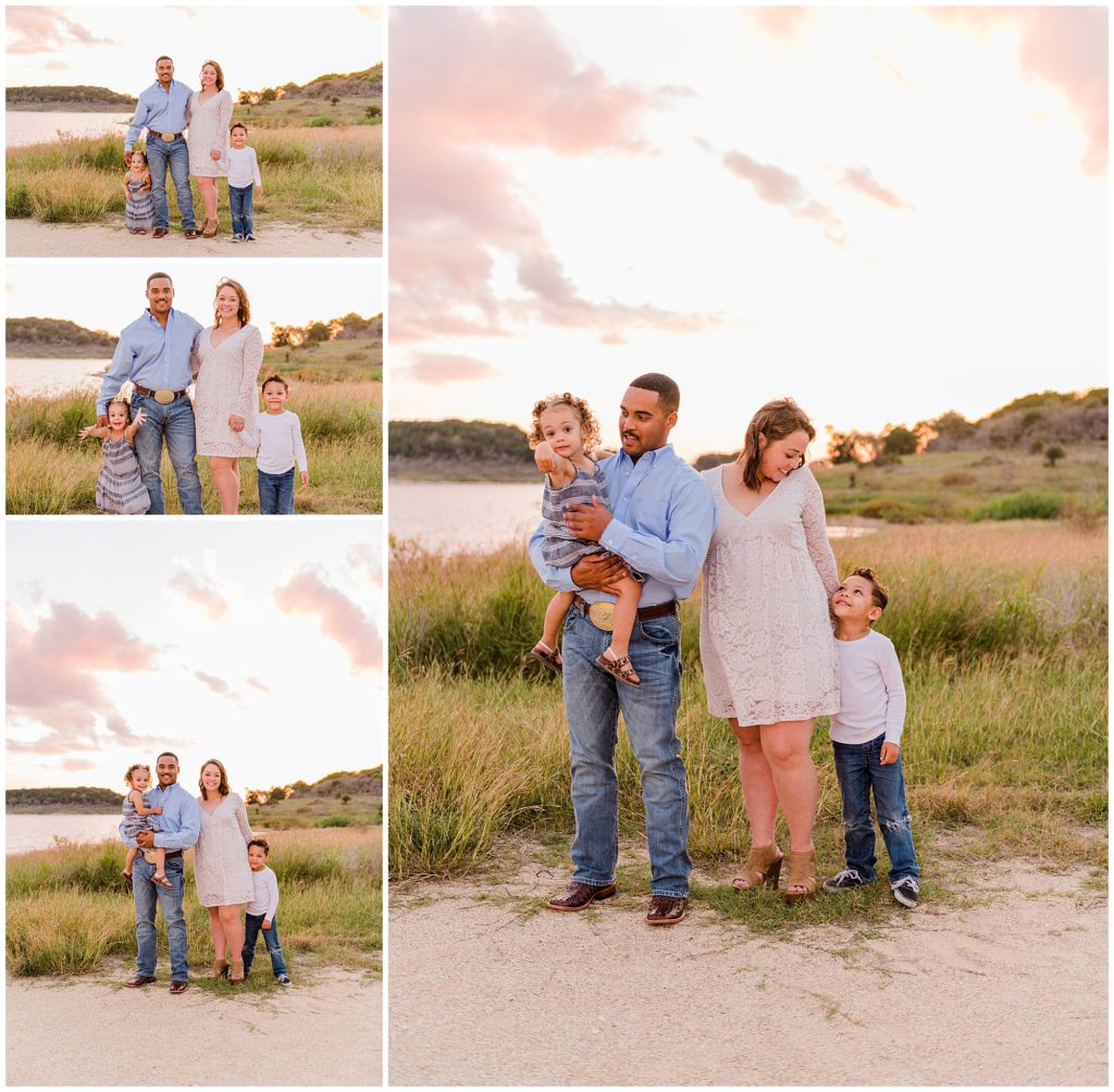 Sweet Belton Texas Family during family portraits. 